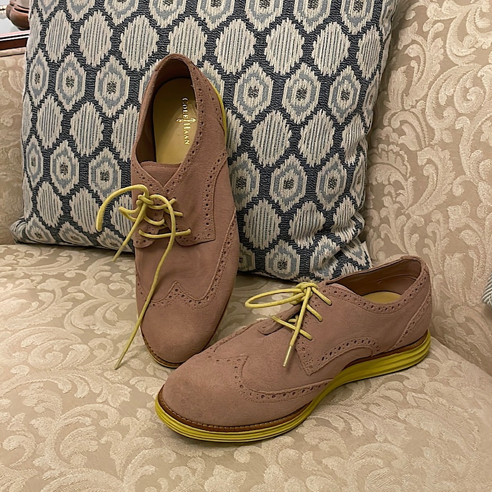 Cole Haan comfort shoes! Suede, rubber, super cute!